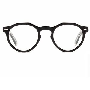 Caddis Dogleg Glasses in Polished Black - 2.0